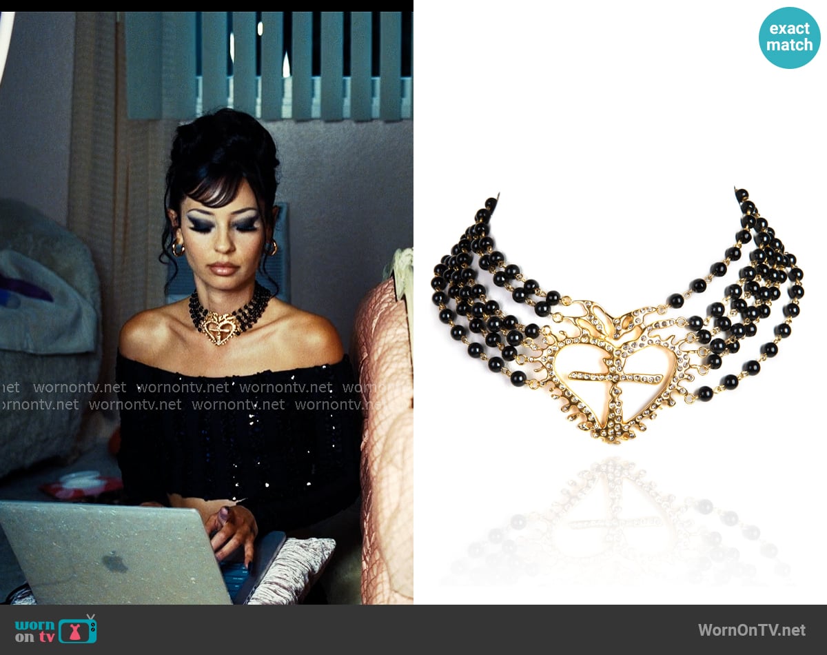 Maddy’s heart necklace on Euphoria