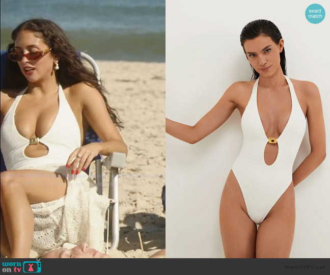 Vix Paula Hermanny Firenze Liza One Piece Swimsuit worn by Dara Levitan on Summer House