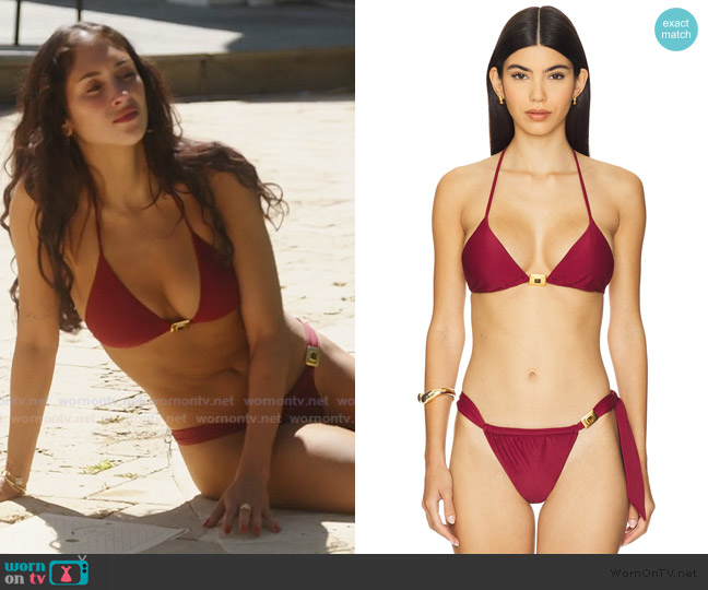 Vix Swimwear Liza Triangle Bikini Top worn by Dara Levitan on Summer House