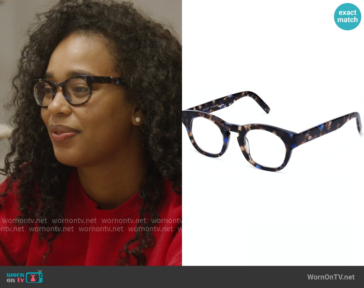 Warby Parker Kimball worn by Mia Calabrese on Summer House