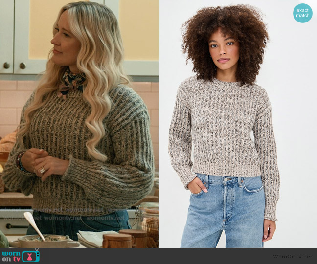 Z Supply Tivoli Sweater worn by Juliet Woodbent (Anna Camp) on Elsbeth