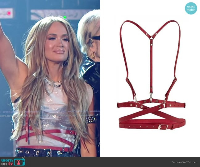 Zana Bayne Snake Leather Harness worn by Carrie Underwood on American Idol