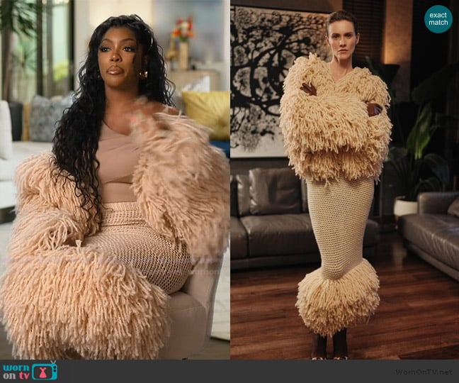Zuleyha Kuru 2025 Winter Collection worn by Porsha Williams on The Real Housewives of Atlanta