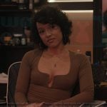 Zuri’s brown ring bodysuit on The Chi