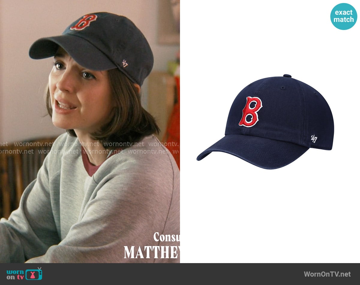 '47 '47 Boston Red Sox Clean Up Baseball Cap worn by AJ Pascarelli (Ella Hunt) on Not Suitable For Work