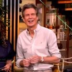 Adam Glassman’s beige button down shirt on The View