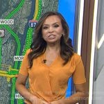 Adelle’s orange top on Today