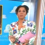 Adriana Diaz’s floral dress on CBS Mornings
