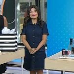 Adrianna’s brown ankle strap platform pumps on Today