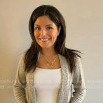 Adrianna's grey cardigan on Today