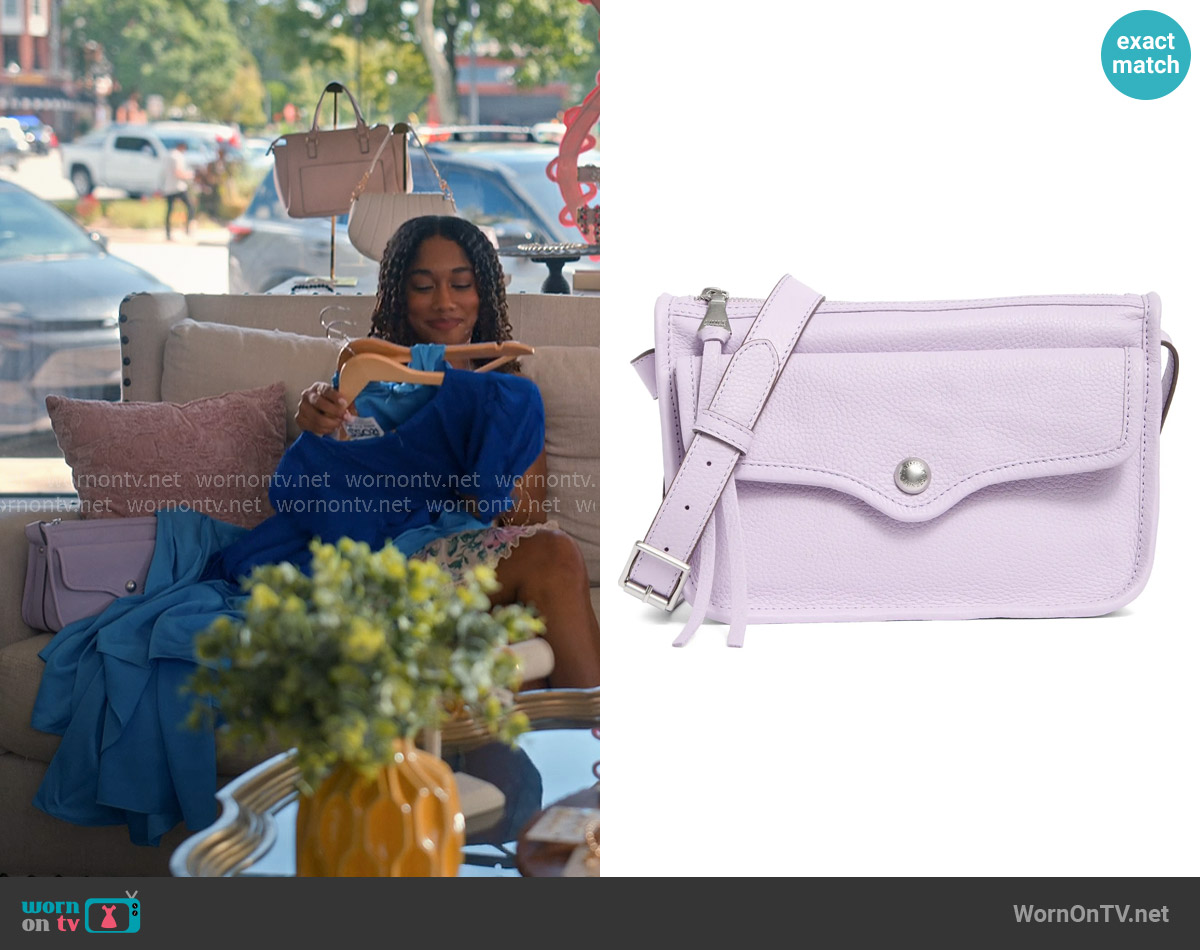 Aimee Jacques Medium Crossbody Bag worn by Jessica Whitley (Iman Benson) on Sweet Magnolias