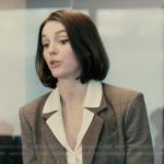 AJ's plaid blazer on Not Suitable For Work