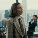 AJ’s plaid blazer on Not Suitable For Work