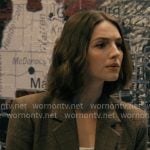 AJ’s plaid blazer on Not Suitable For Work
