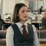 AJ’s plaid vest and blazer on Not Suitable For Work