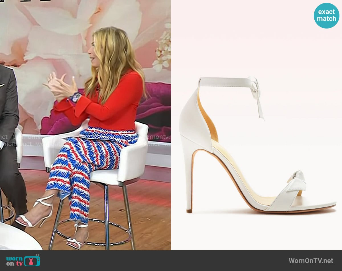 Alexandre Birman Clarita Leather Sandals worn by Jill Martin on Today