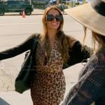 Alicia’s leopard print dress on The Real Housewives of Rhode Island