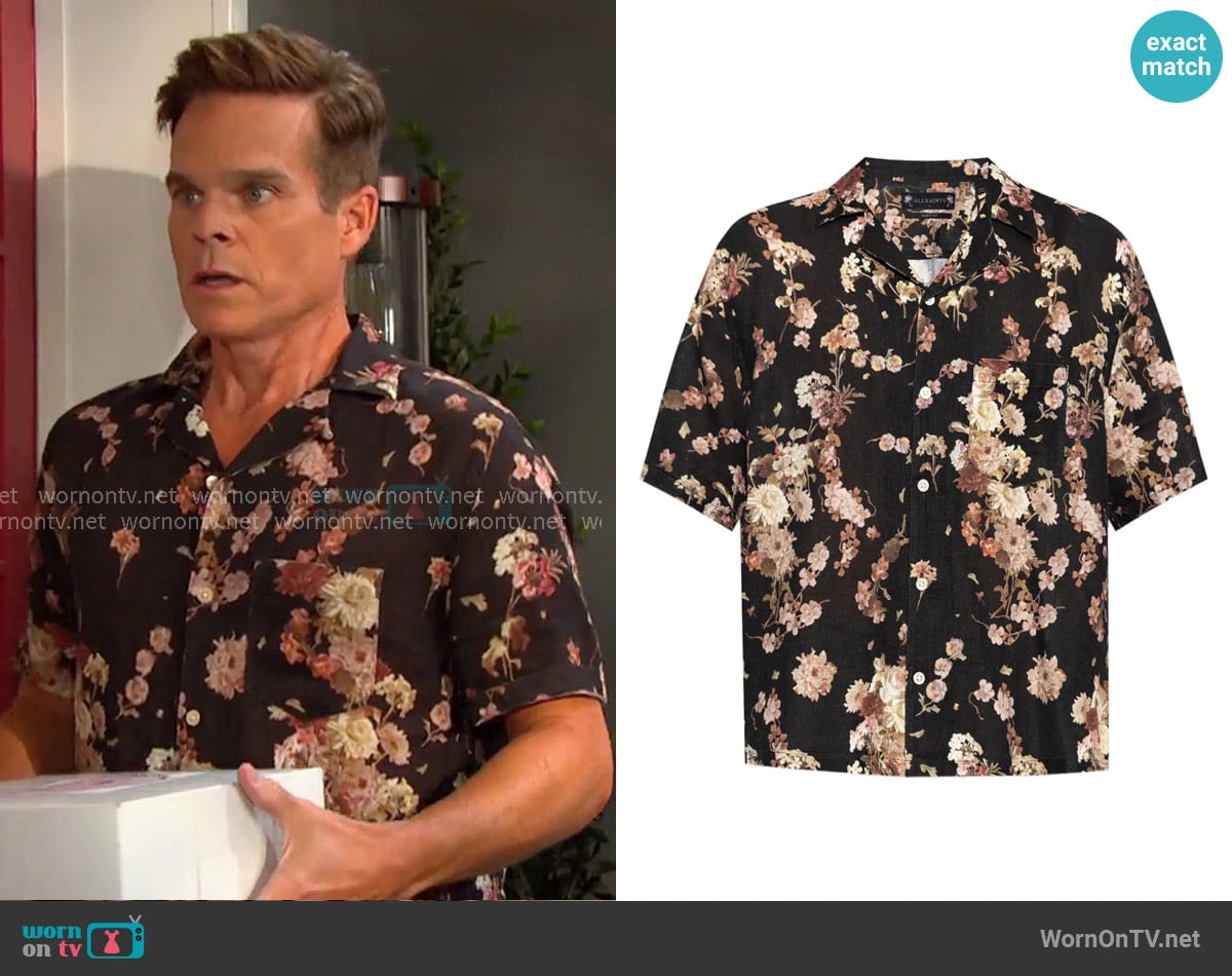 All Saints Armada Shirt worn by Leo Stark (Greg Rikaart) on Days of our Lives
