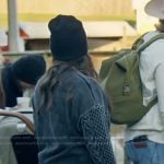 Alli’s textured sweater on The McBee Dynasty Real American Cowboys