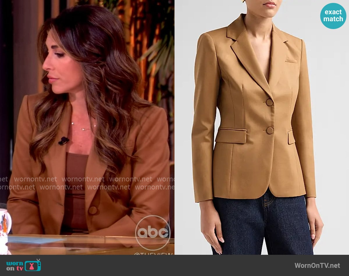 Altuzarra Fenice Single-Breasted Jacket worn by Alyssa Farah Griffin on The View
