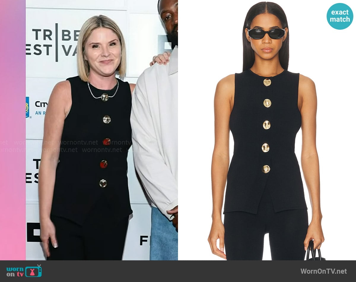 Altuzarra Happer Top worn by Jenna Bush Hager on Today