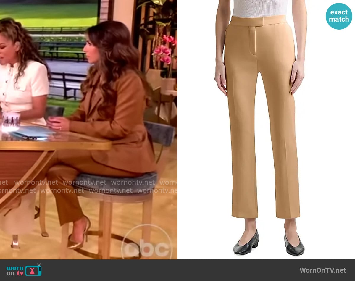Altuzarra Todd Stretch-Virgin Wool Pants worn by Alyssa Farah Griffin on The View