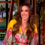 Alyssa’s paisley print dress on The View