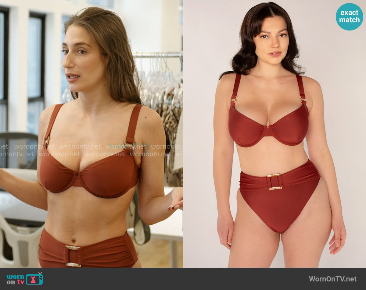 Amanda Batula Buckle Bikini Bottom worn by Amanda Batula on In The City