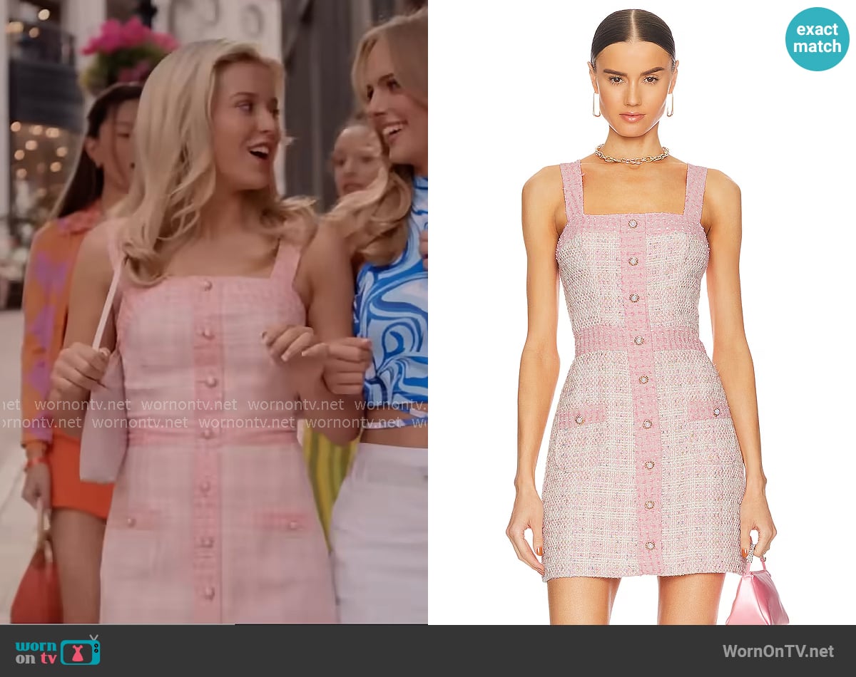 Amanda Uprichard Archie Dress in Pennington Tweed worn by Elle Woods (Lexi Minetree) on Elle