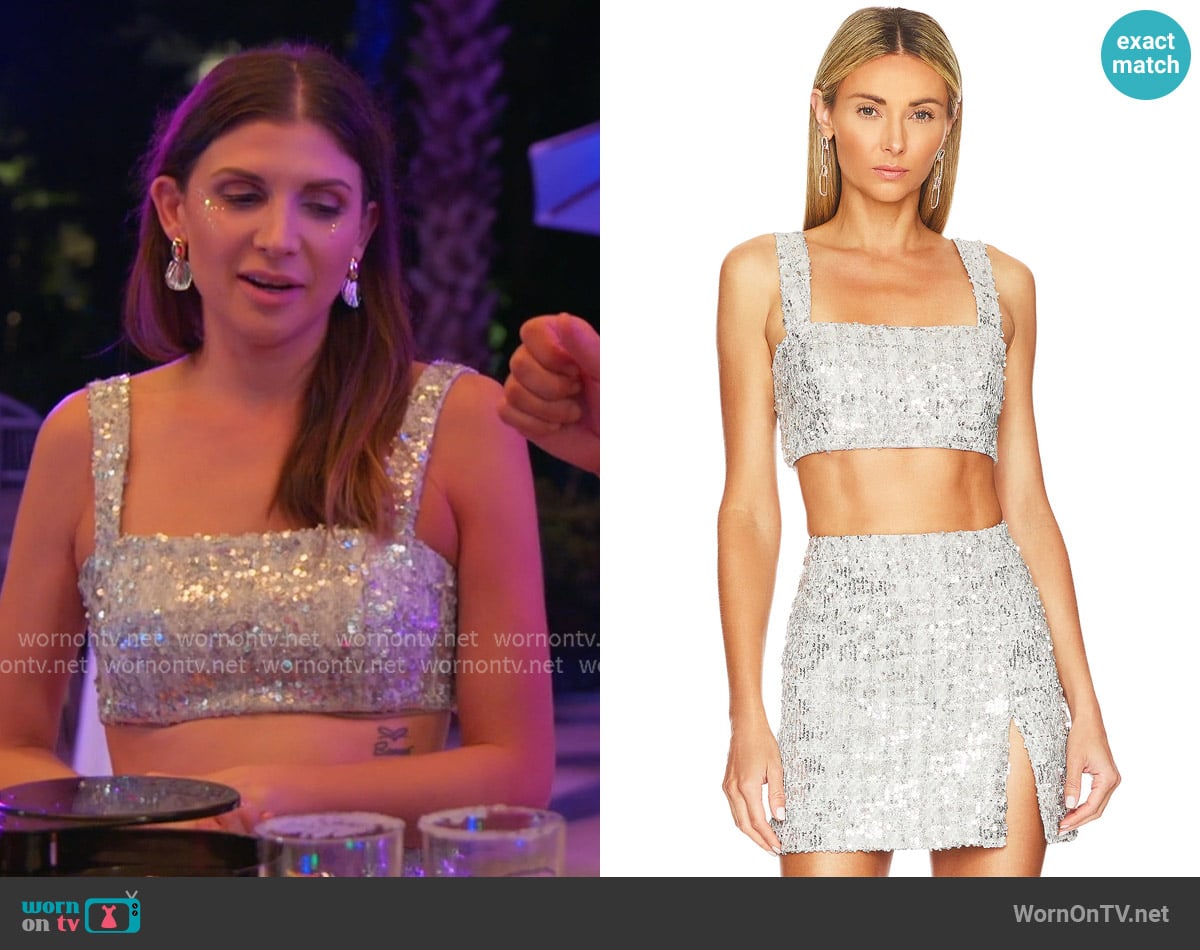 Amanda Uprichard Tish Top worn by Janet Caperna on The Valley