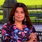 Ana’s floral print dress on The View