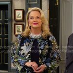 Anna’s Sequin floral jacket on Days of our Lives