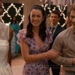 Annie's purple floral ruffle dress on Sweet Magnolias