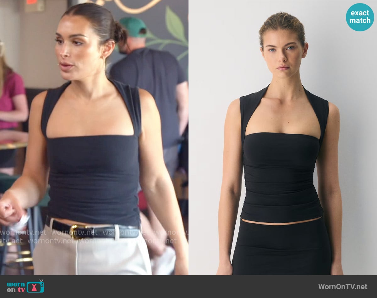 Aritzia Original Contour Flourish Top worn by Ashley Iaconetti on The Real Housewives of Rhode Island