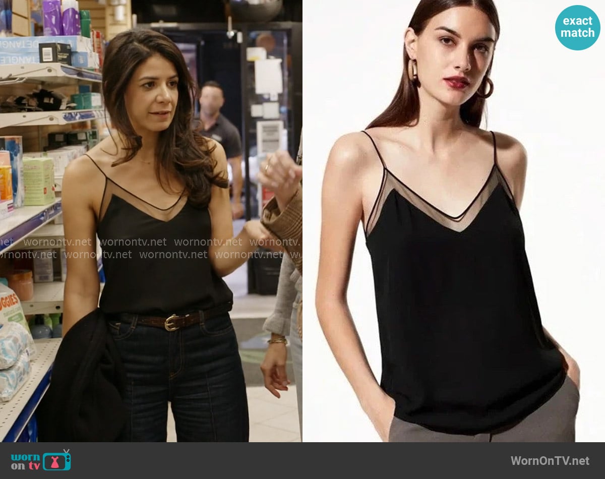 Babaton Galen Mesh Cami worn by Yvonne Najor on In The City