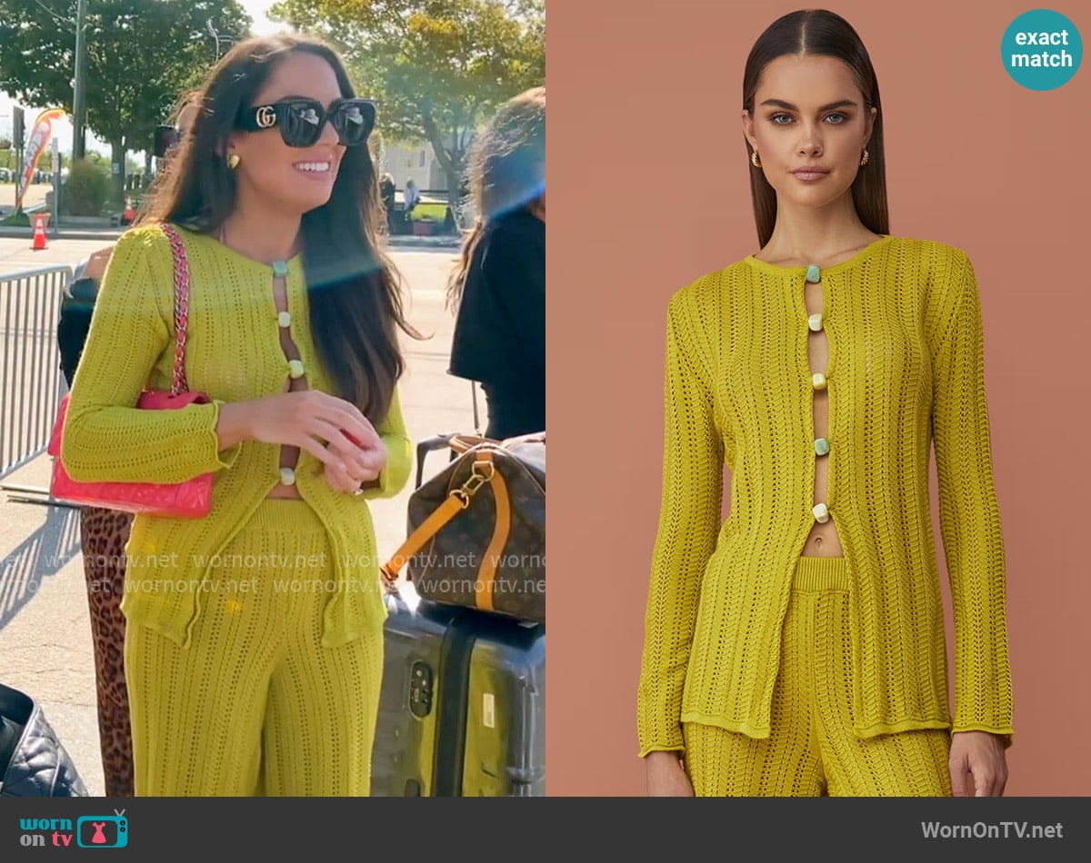 BaoBab Corsica Top worn by Rosie DiMare on The Real Housewives of Rhode Island