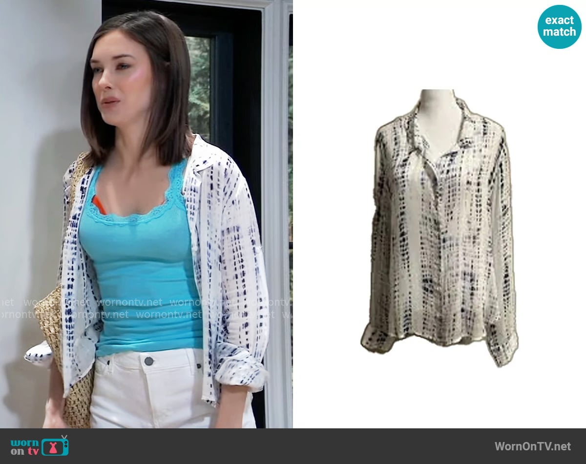 Bella Dahl Hipster Shirt worn by Willow Tait (Katelyn MacMullen) on General Hospital