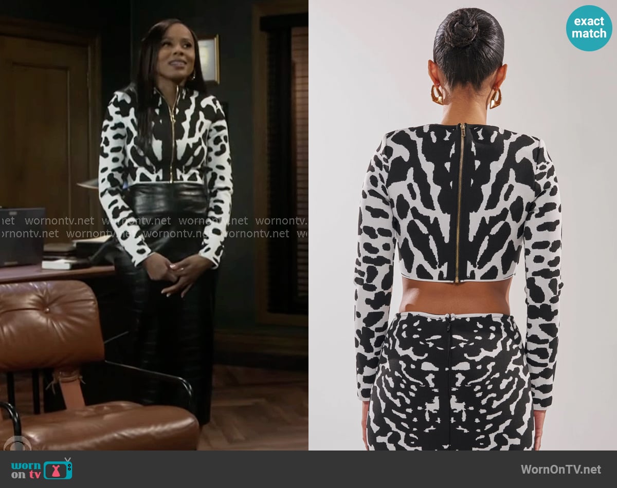 Best Dressed Cardigan worn by Hayley Lawson (Marquita Goings) on Beyond the Gates