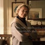 Beulah's two-tone hooded cardigan on Dutton Ranch