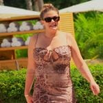 Brittany’s leopard print maxi dress on The Valley