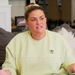 Brittany’s lime green Adidas sweatshirt on The Valley