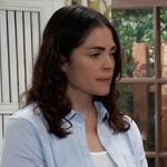 Britt's light blue linen shirt on General Hospital