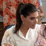 Brook-Lynn's floral eyelet top on General Hospital