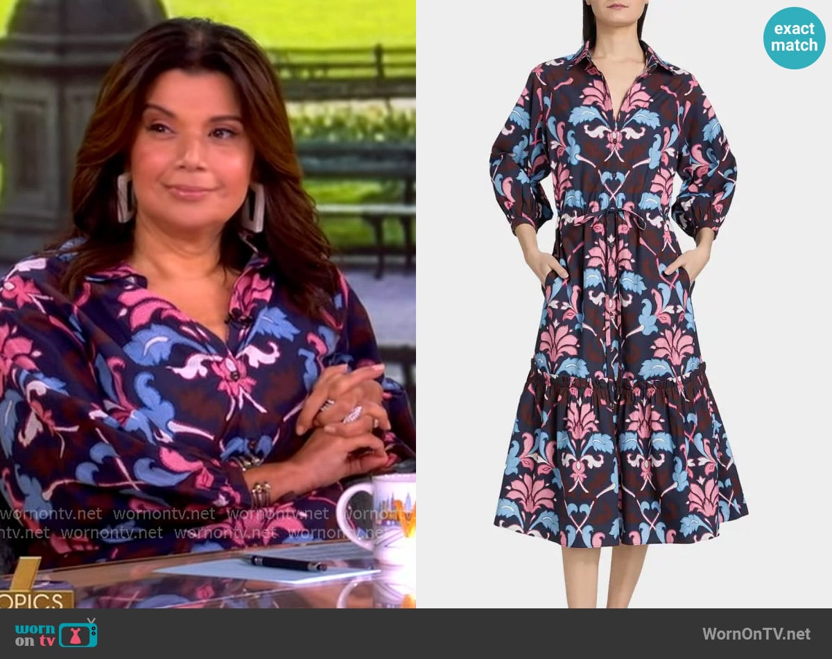 Ana’s floral print dress on The View