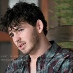 Carter's red and blue plaid shirt on Dutton Ranch