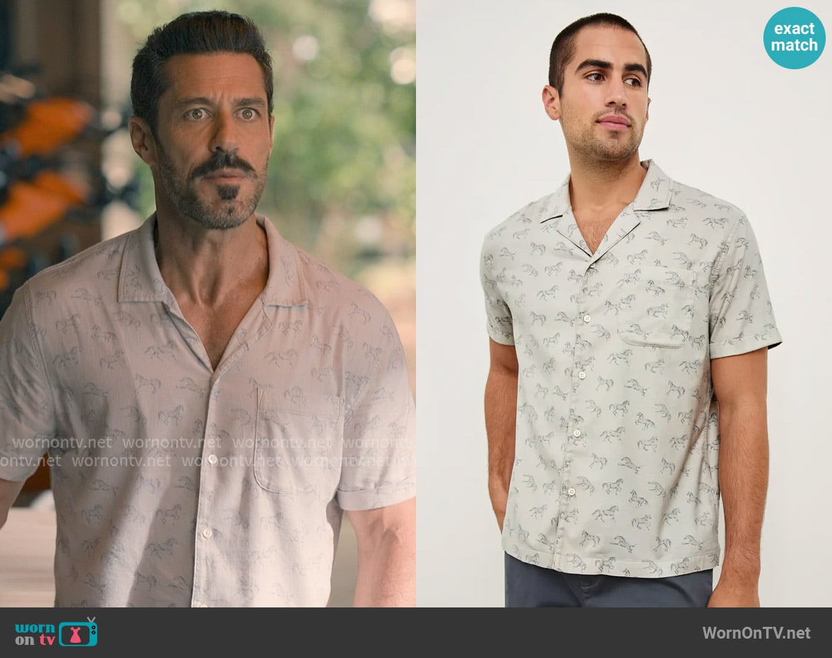 Cave and Post Moreno Shirt worn by Ronnie Sullivan (Brandon Quinn) on Sweet Magnolias