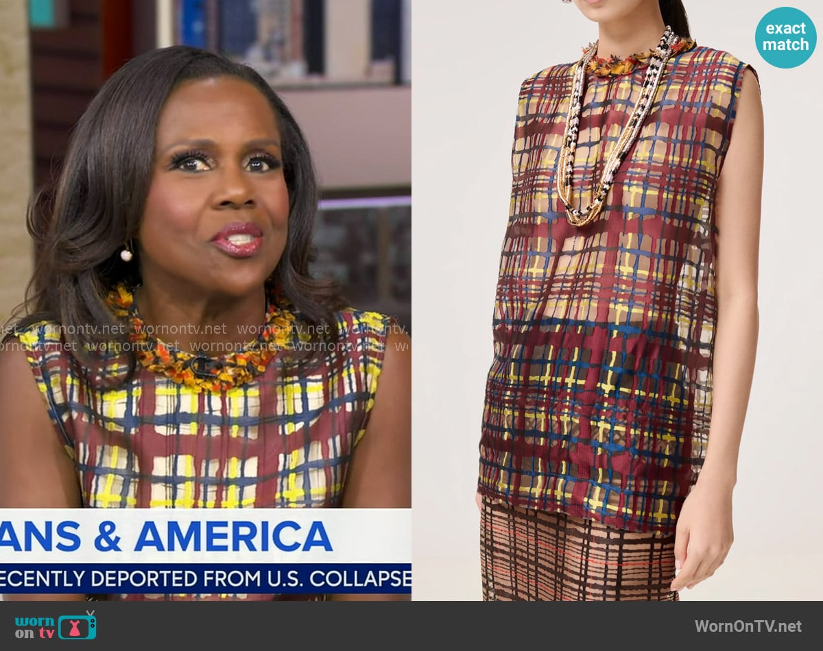Chanel Spring Summer 2026 Collection worn by Deborah Roberts on Good Morning America