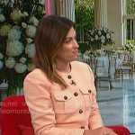 Chloe’s pink textured jacket on Today