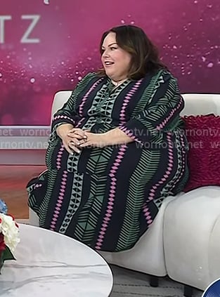 Chrissy Metz’s geometric print dress on Today