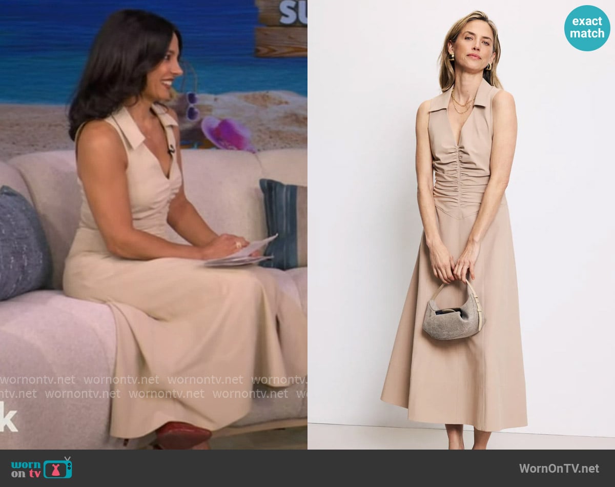 Cinq a Sept Kilda Dress worn by Dr Tara Narula on Live with Kelly and Mark